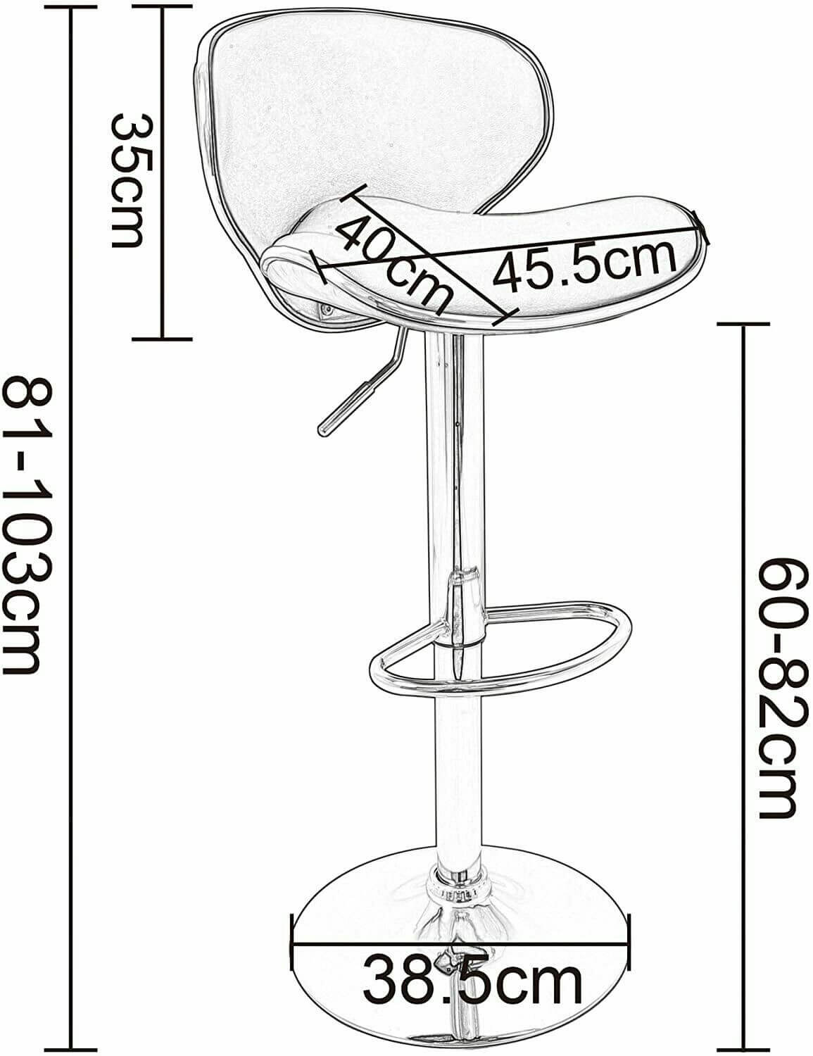 Turin deals counter stool